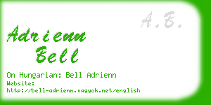 adrienn bell business card